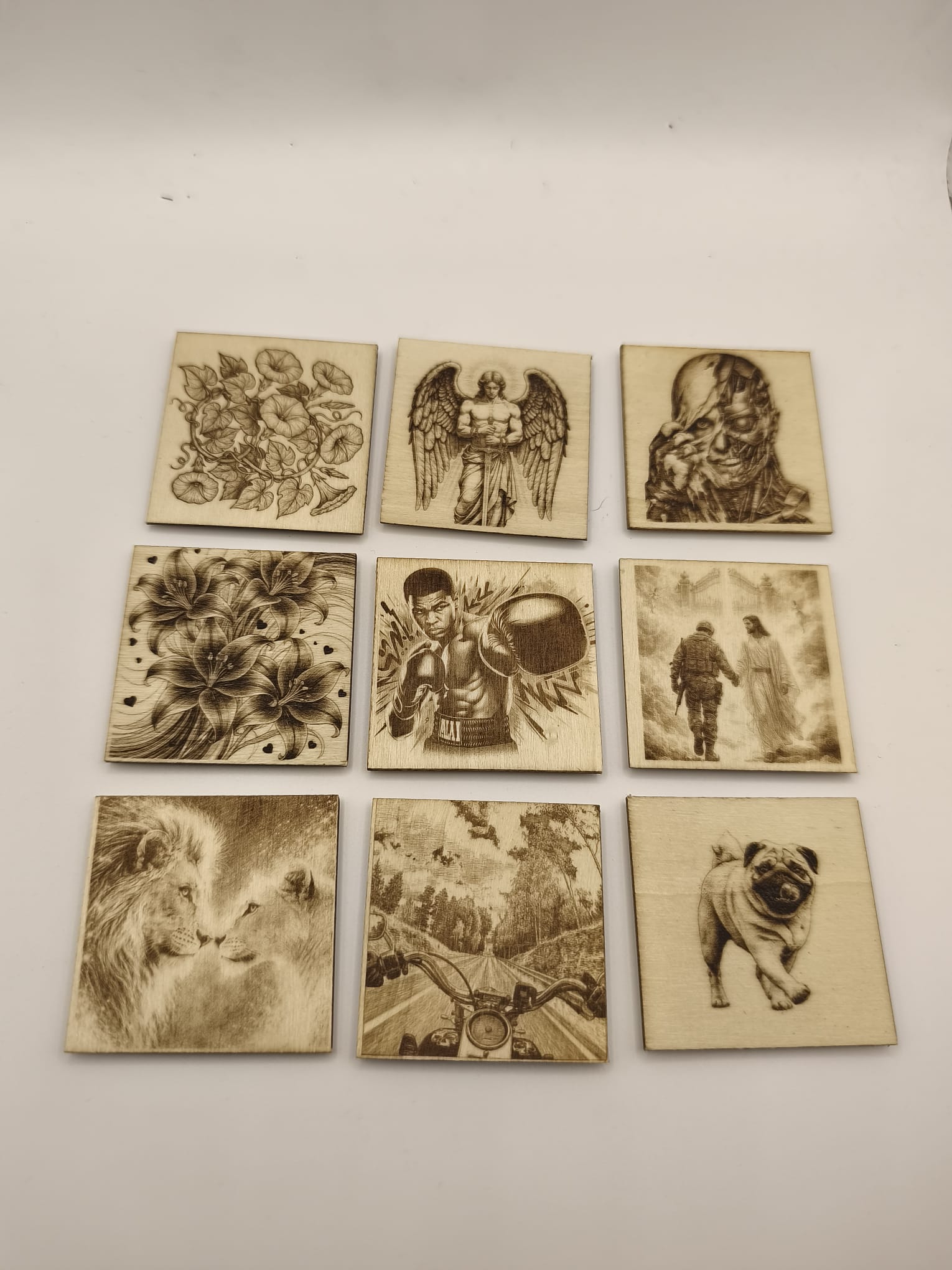 Magnet en Bois Personnalisé
