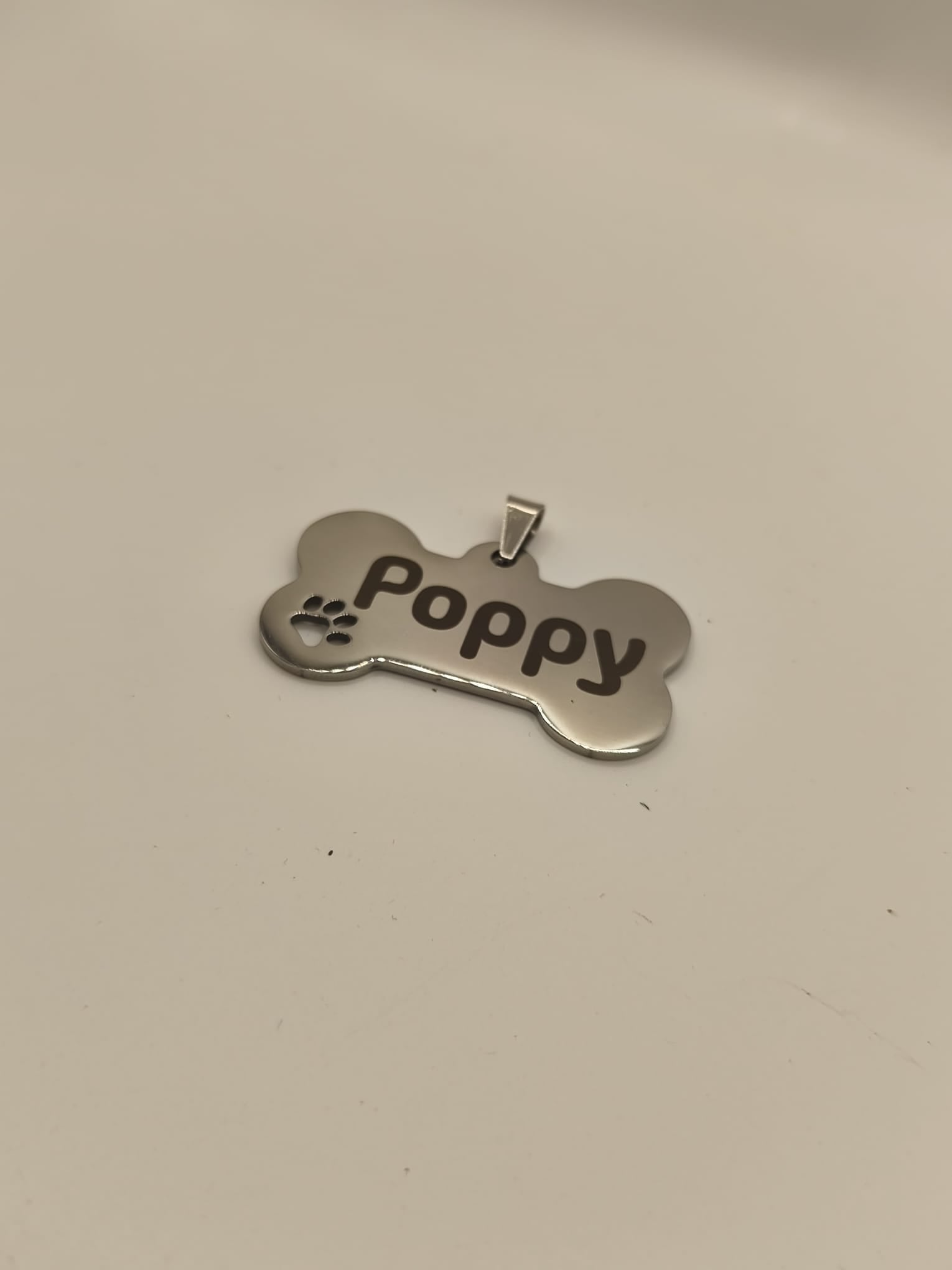 Médaille Animaux Personnalisée – Pendentif de Sécurité Gravé pour Chien et Chat