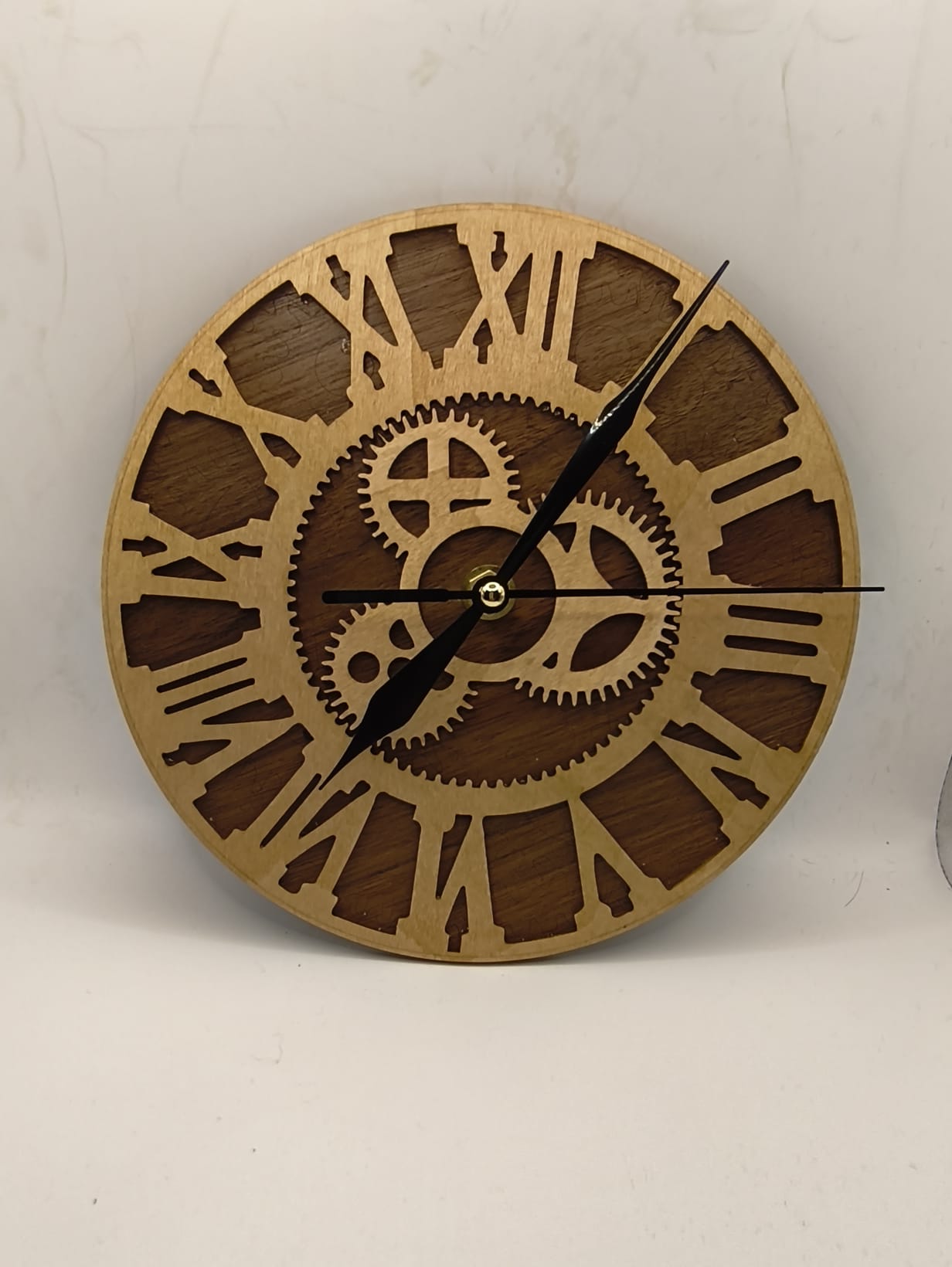 horloge vinyle ou bois