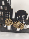 Boucles d'oreilles bois